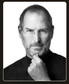 Portrait en noir et blanc accompagnant la citation